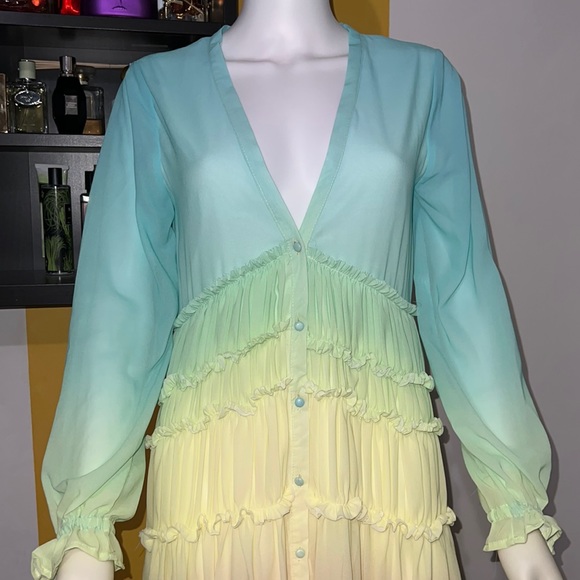 Rainbow High-Low Maxi Dress - Picture 3 of 5